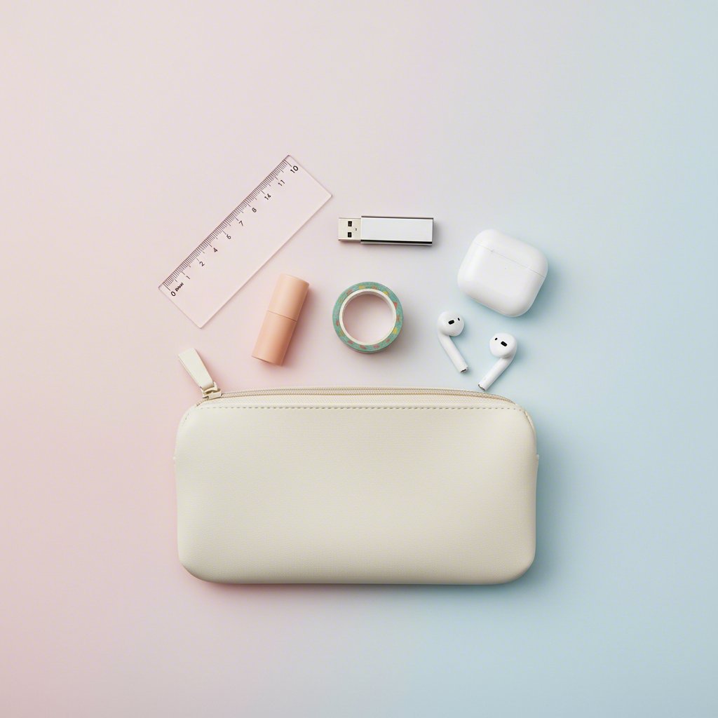 an assortment of useful items to keep in a pencil case besides pens