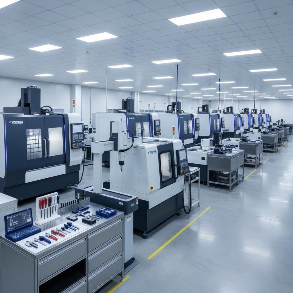 a well equipped manufacturing facility with proper certifications ensures consistent quality for custom cnc parts