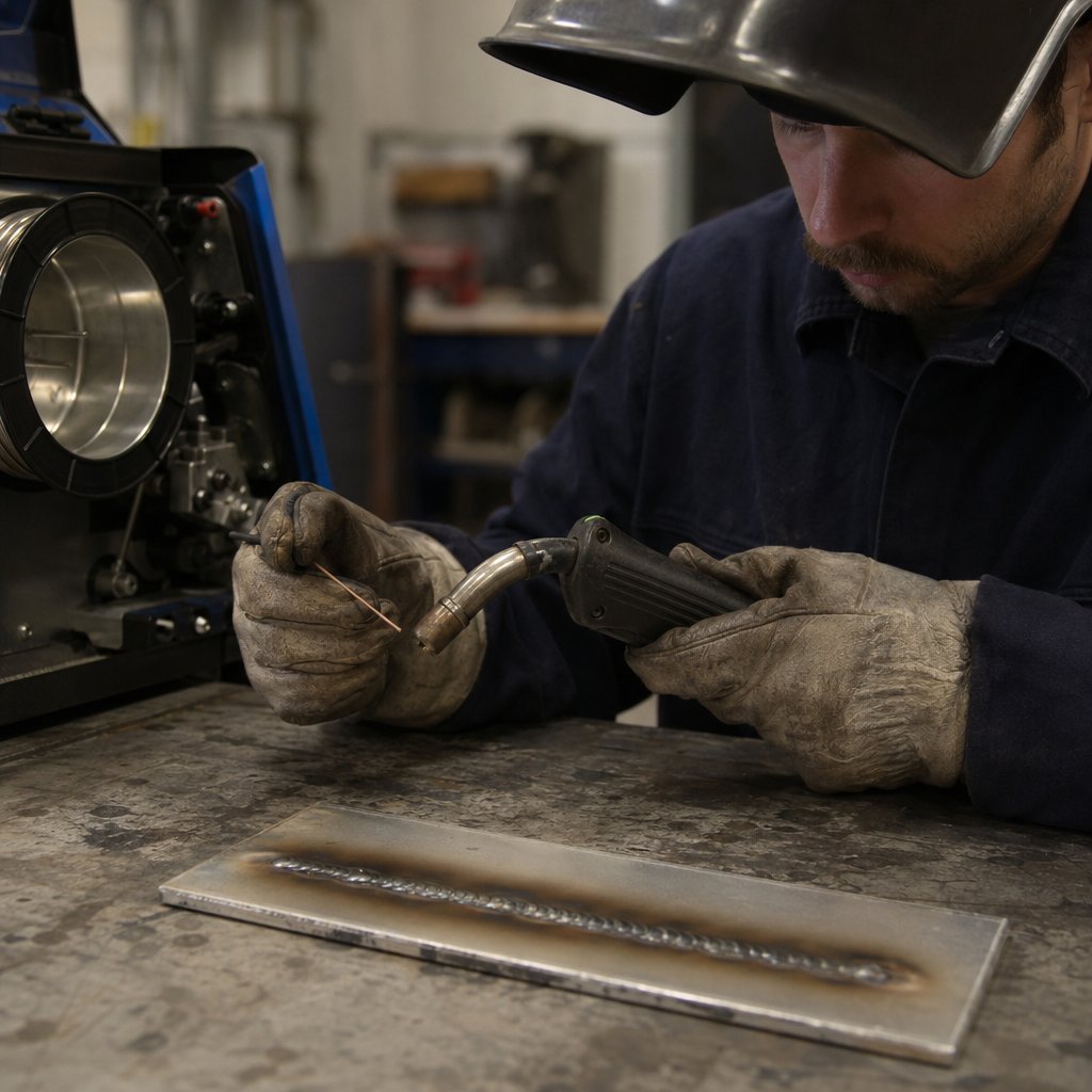 diagnosing wire feed and bead issues in aluminum mig