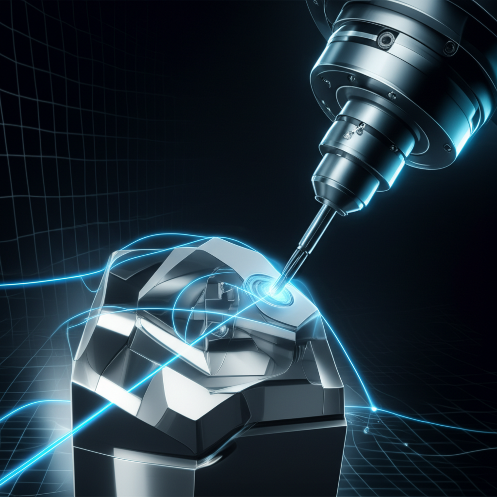 schematic of a 5 axis cnc machine demonstrating precision engineering