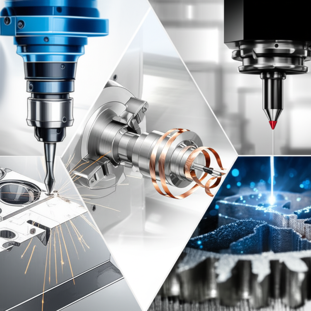 diagram of core machining capabilities cnc milling turning and wire edm