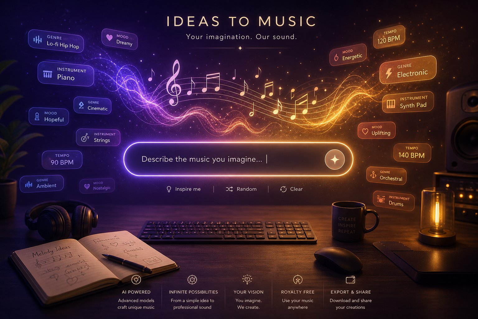 layering genre mood tempo and instrumentation in your prompt produces more intentional ai music output