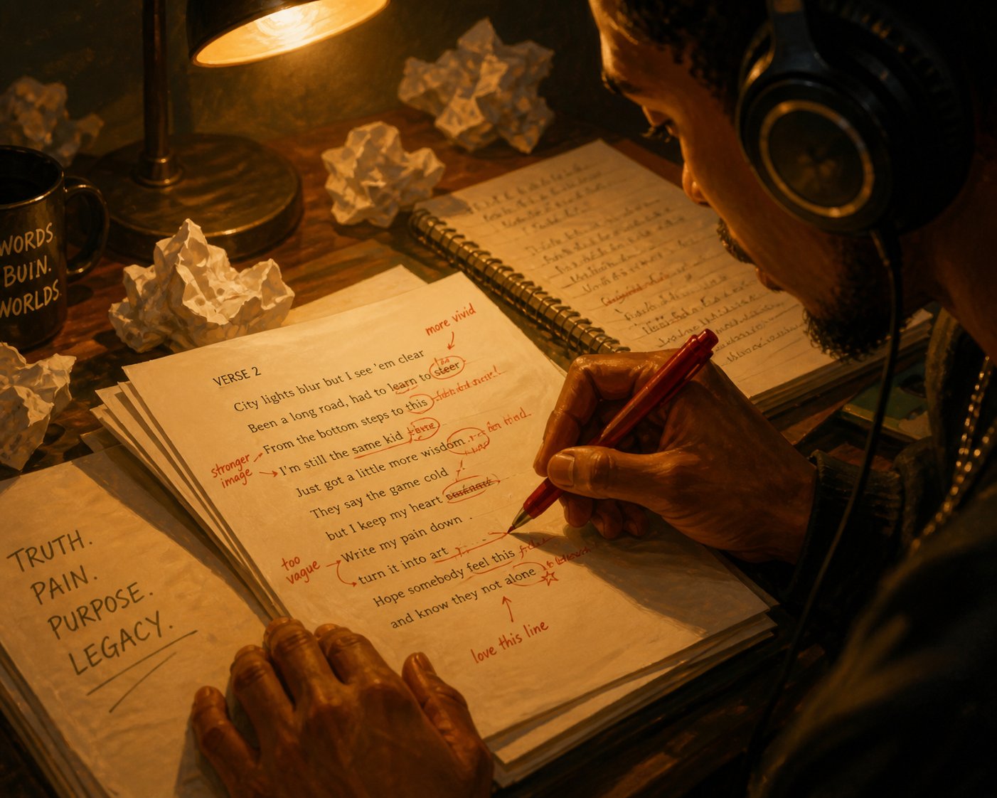 editing ai generated bars by hand transforms generic output into authentic rap