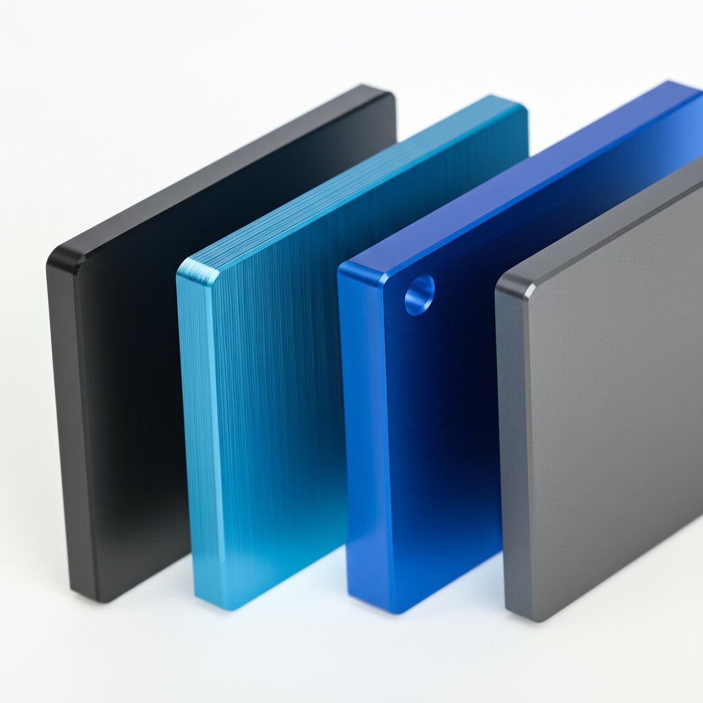 variety of surface finishes available for aluminium prototypes