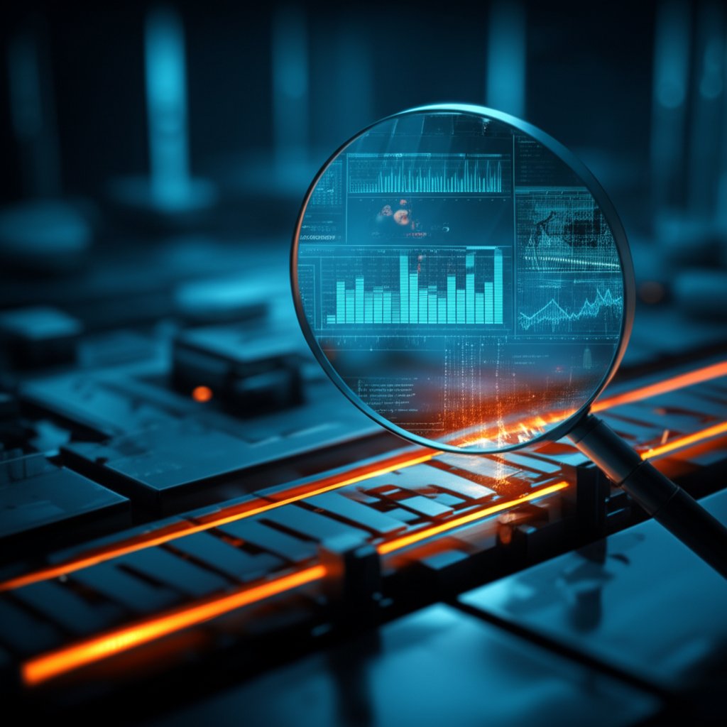 an illustration symbolizing the proactive preventative power of statistical process control in manufacturing