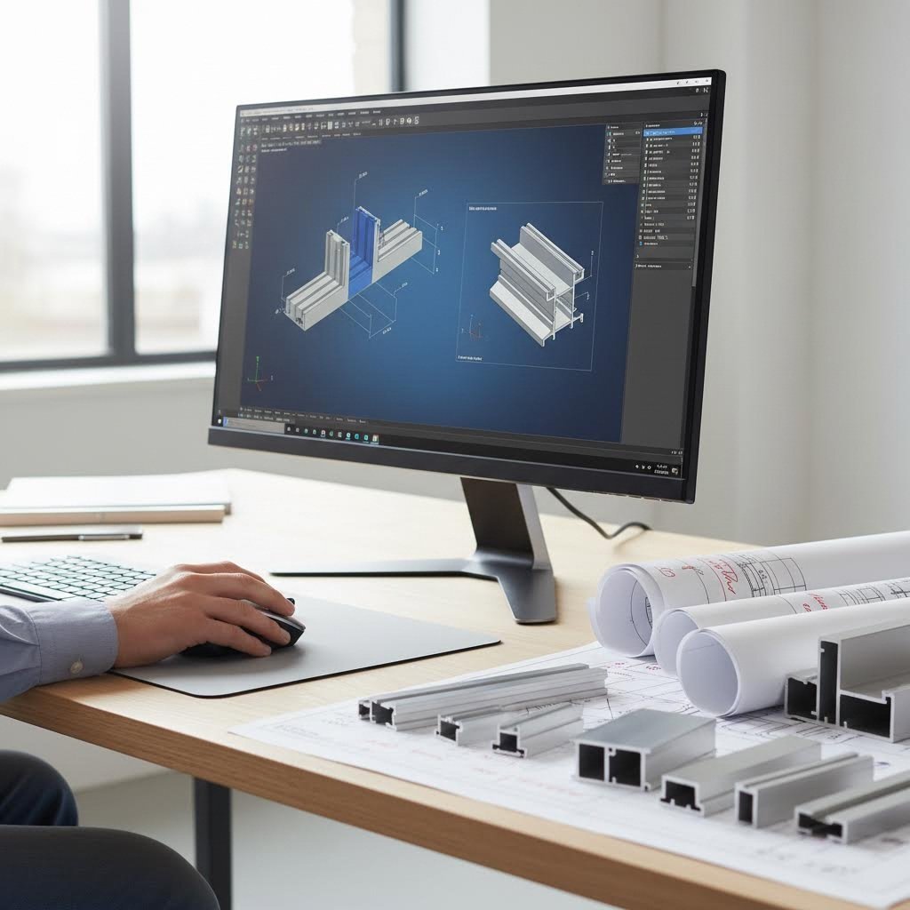 cad design workflow for developing production ready aluminum extrusion specifications