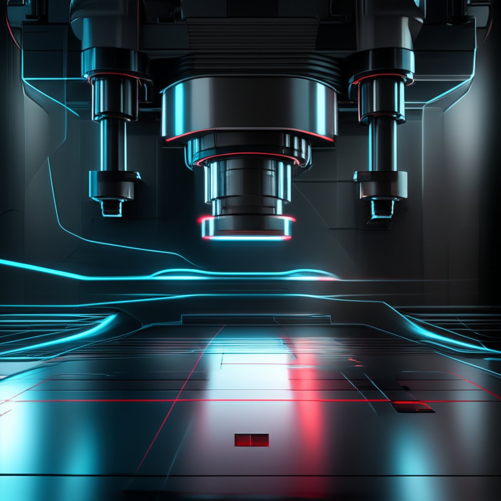 conceptual art of aluminum sheet metal forming for an auto part