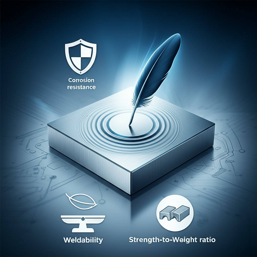 diagram of key properties of 5000 series aluminum alloys