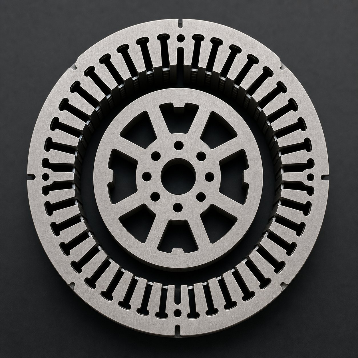 info-1-1 stator and rotor laminations require different clearance strategies due to distinct geometric tolerances and magnetic performance demands