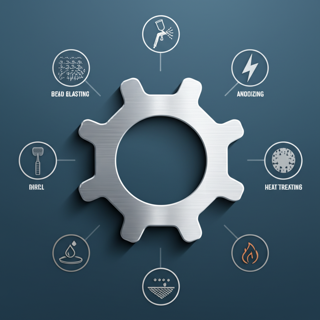 diagram of common cnc post processing and finishing techniques