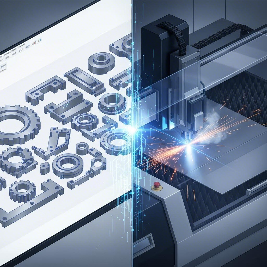 from cad design to laser cut finished parts the complete digital to physical workflow