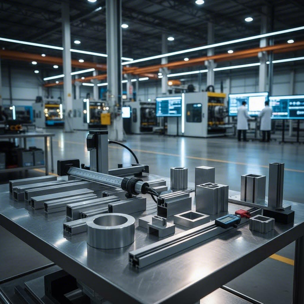 precision measurement of aluminum extrusion profiles ensures tolerances meet engineering specifications
