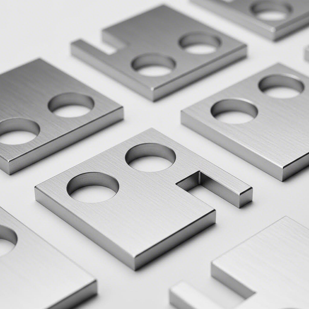 precision laser cut metal parts showing proper design features