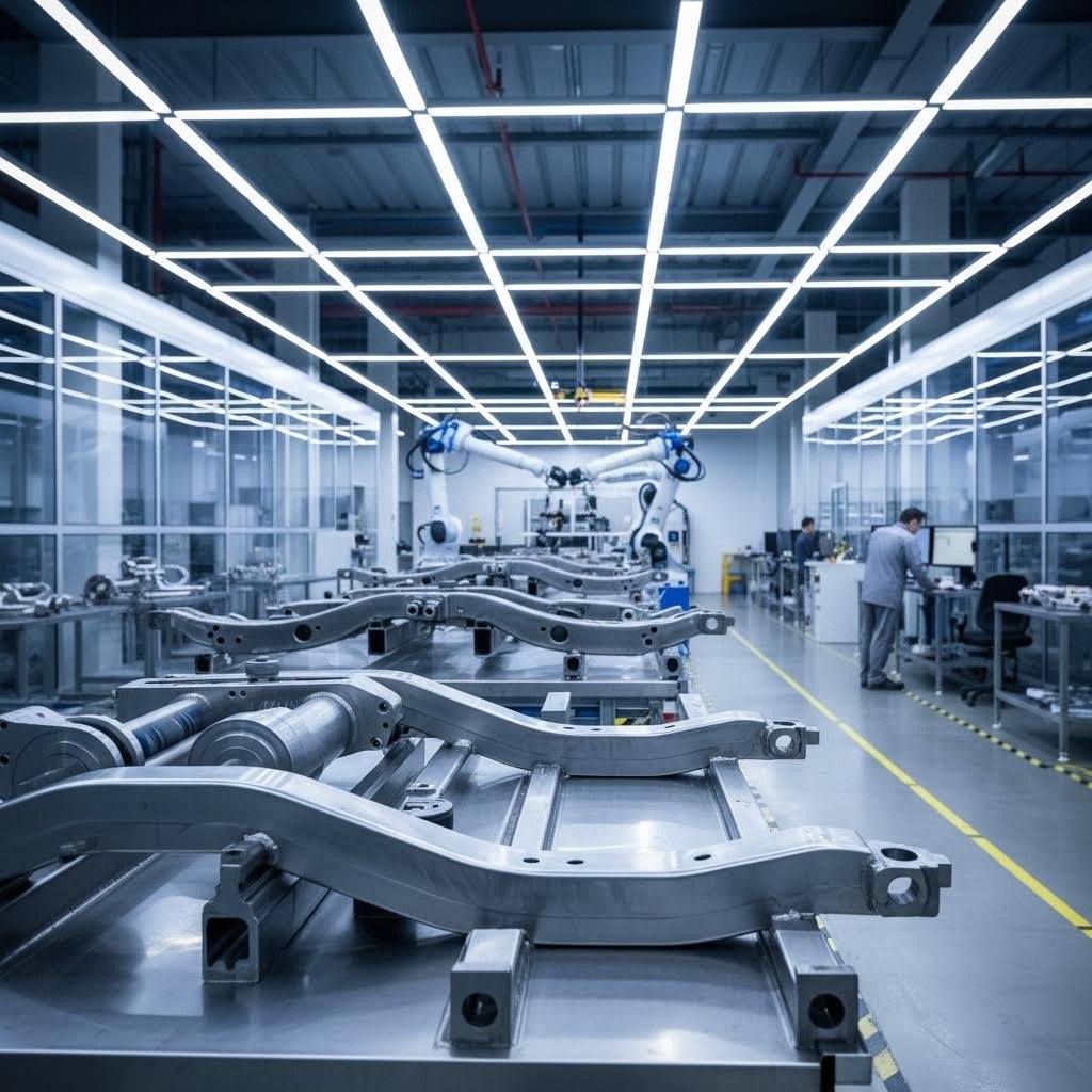 precision cut steel components for automotive chassis and structural applications