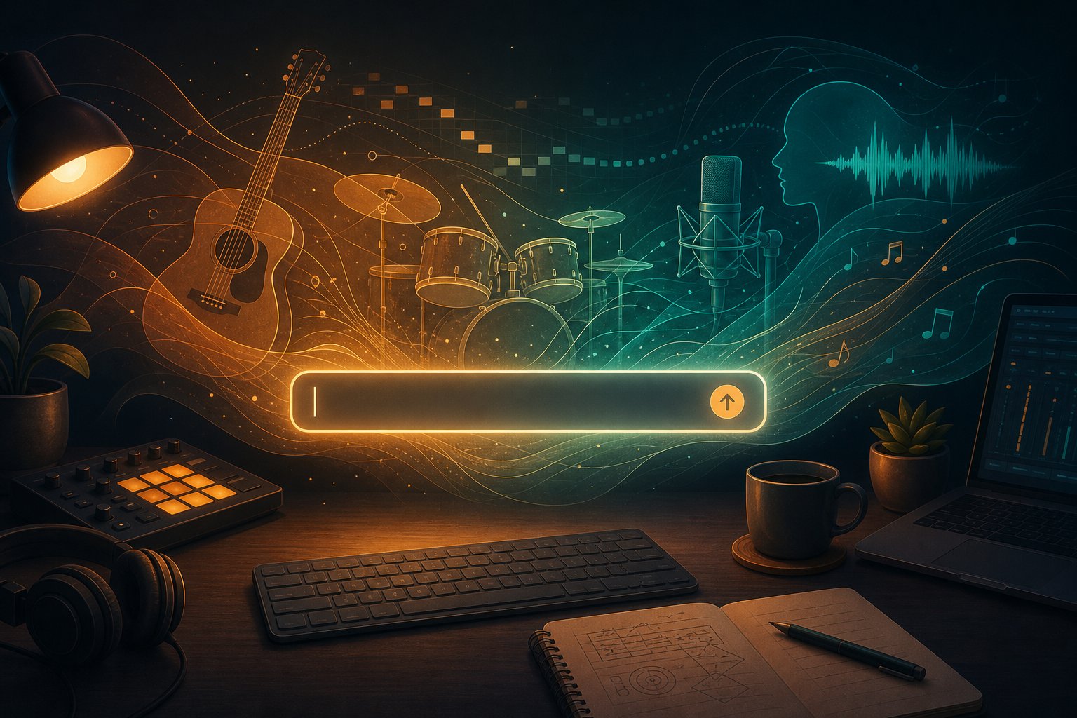 detailed prompts combining genre tempo instruments mood and structure produce dramatically better ai music output
