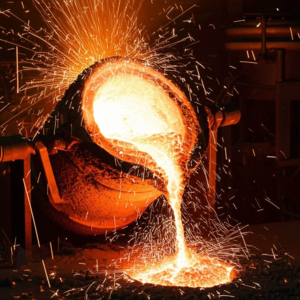 thermite reaction between aluminum powder and rust producing molten iron