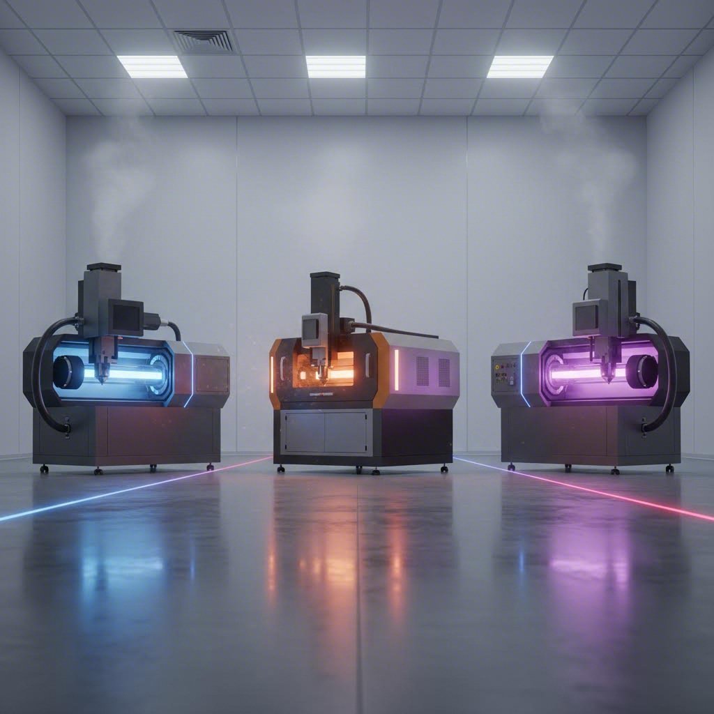 three main laser cutting technologies used in modern manufacturing