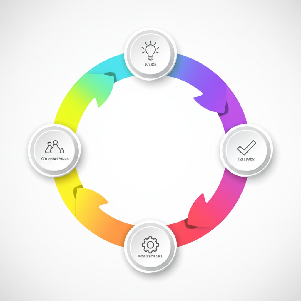 diagram illustrating the key steps of a collaborative dfm review cycle