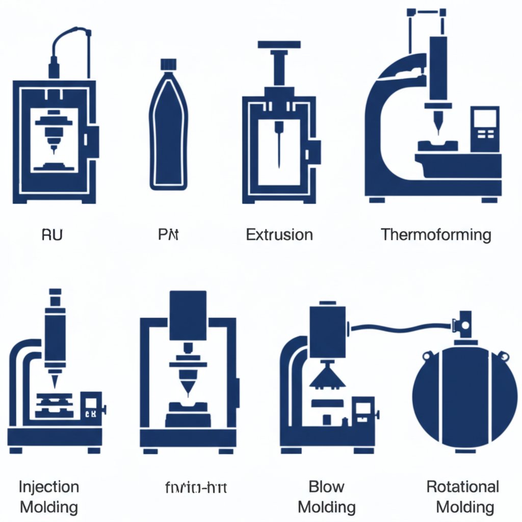 key manufacturing methods for shaping rigid plastics