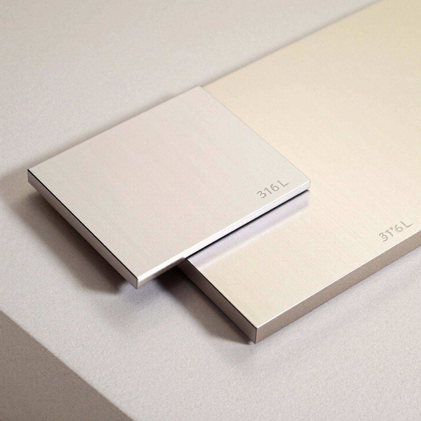visual comparison of 304 316 and 316l stainless steel alloys highlights differences in composition
