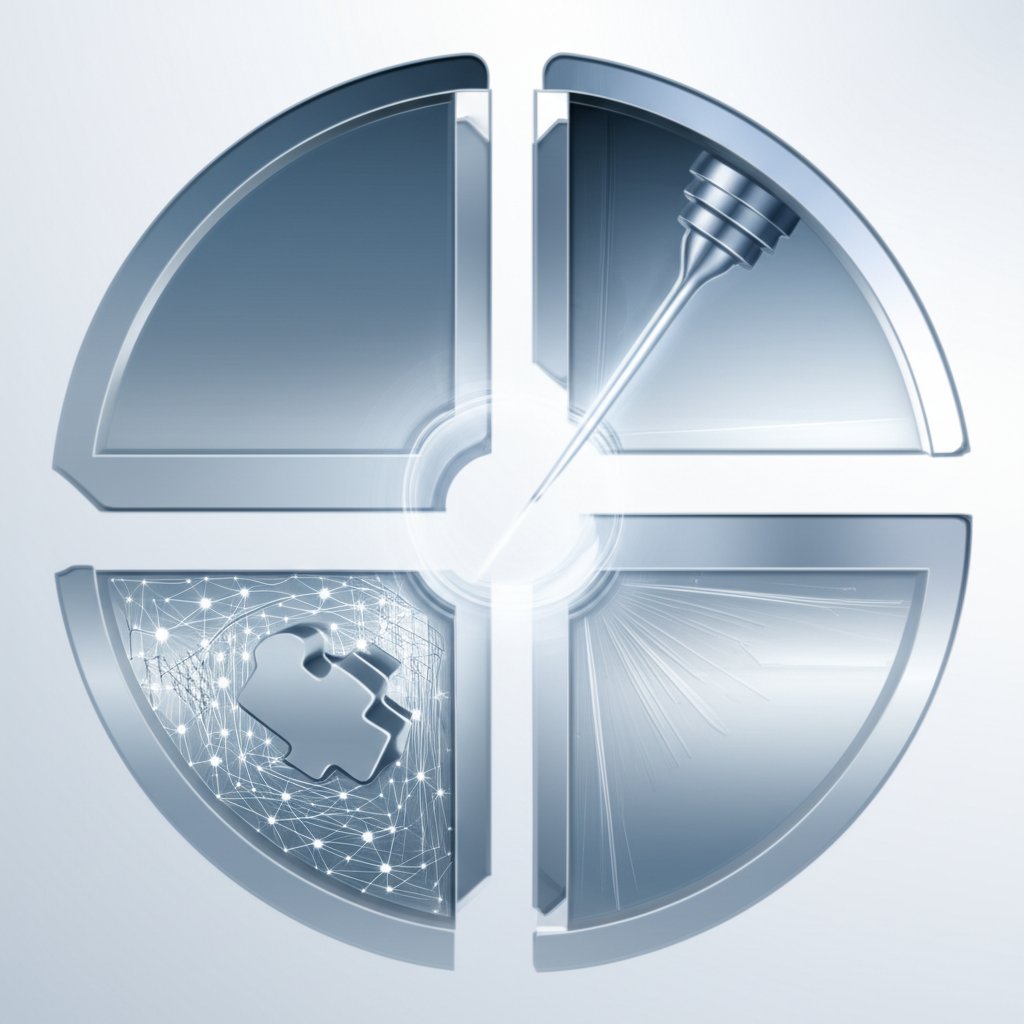 visual representation of the four step die casting process cycle