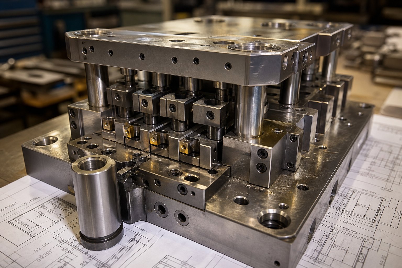 info-1-1 precision ground progressive die components including carbide inserts engineered for extended tool life in high volume production