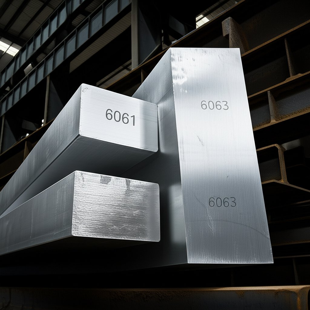 aluminum 6061 and 6063 compared through their strength characteristics