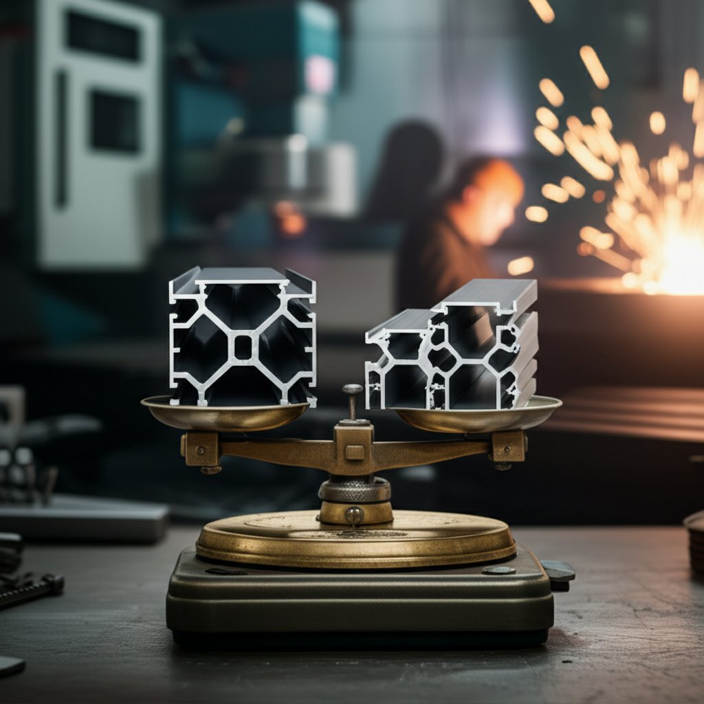 cost and weight factors influencing the choice between aluminum 6061 and 6063