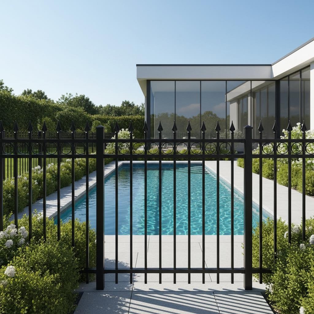 pool compliant aluminum fence profiles meeting safety code requirements