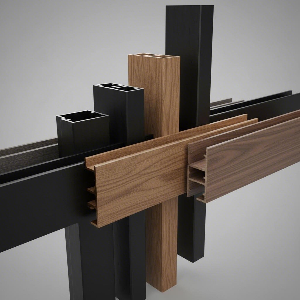 surface treatment options from powder coating to wood grain finishes