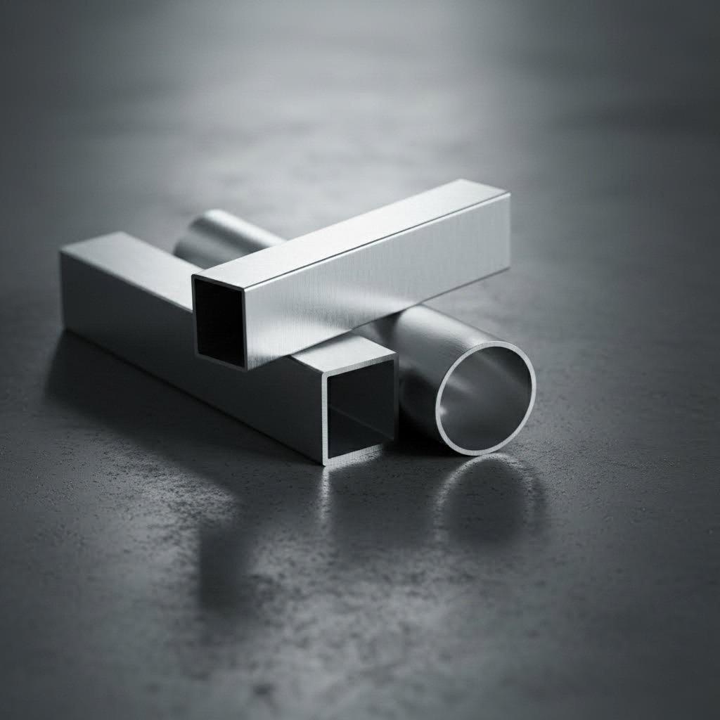 aluminum tubing profile comparison rectangular square and round cross sections for different applications