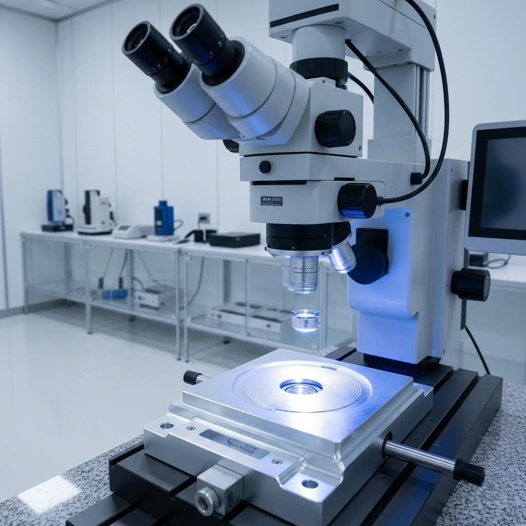 quality inspection station for dimensional verification of stamped components