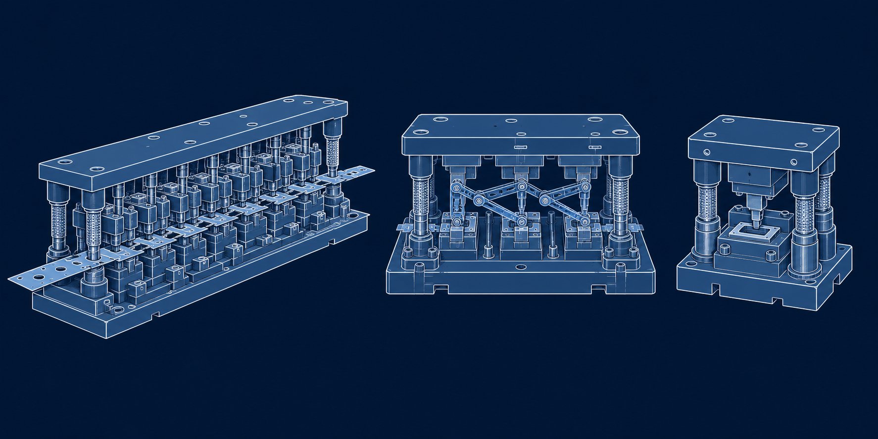 three major die architectures %E2%80%94 progressive transfer and compound %E2%80%94 each require different component configurations and maintenance approaches