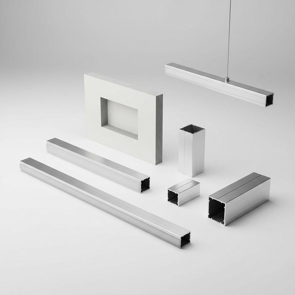 common led profile types for different installation applications