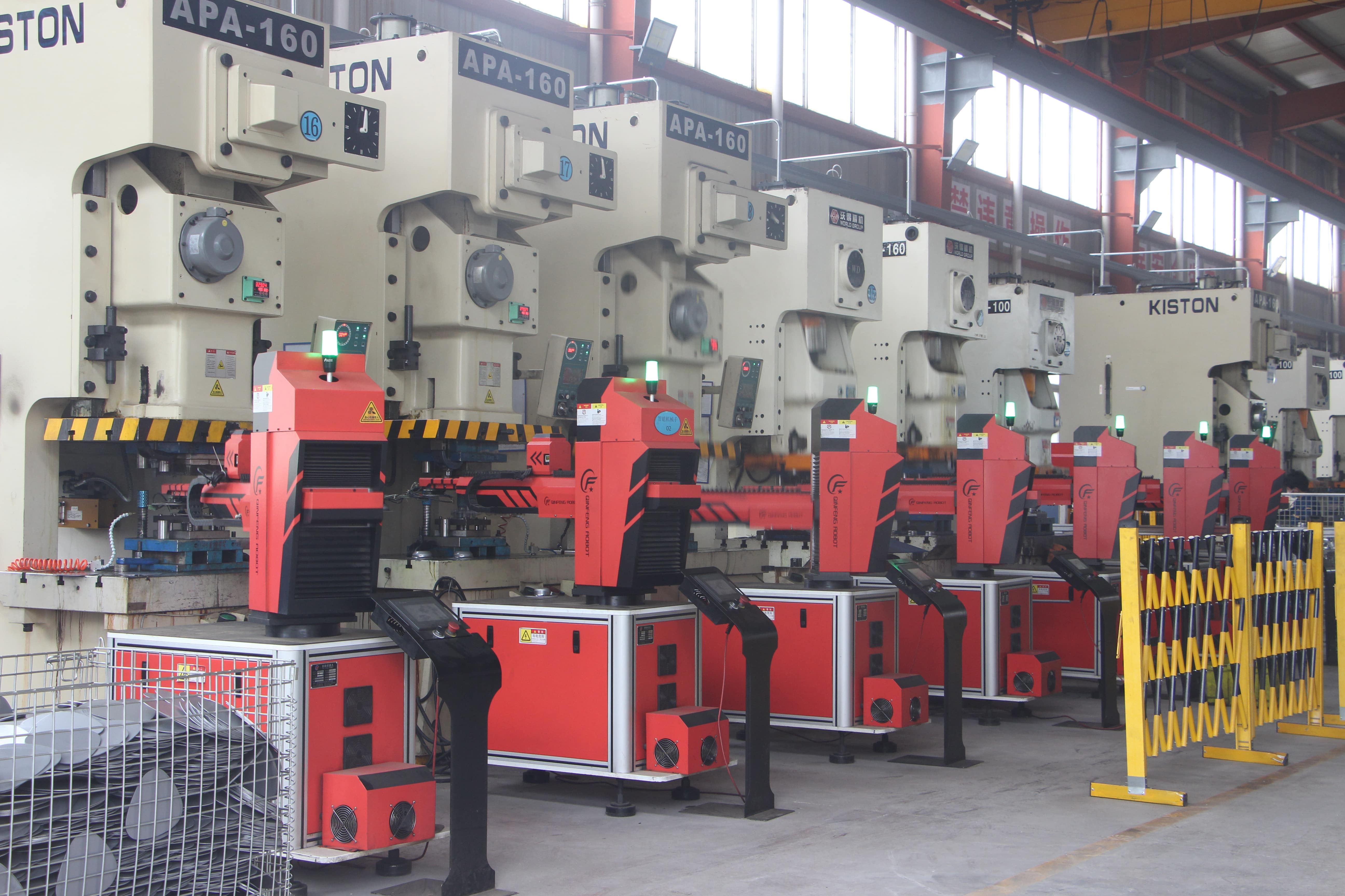 large scale stamping plant producing structural automotive components