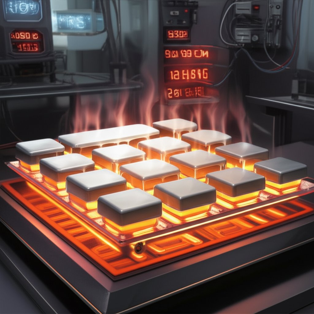 aluminum alloys melting at varied temperatures due to differences in composition and impurities