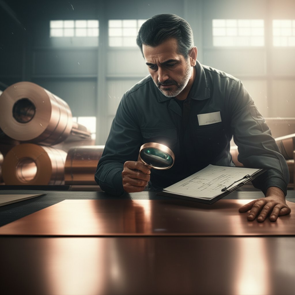 inspection and documentation ensure copper sheet meets strict quality standards