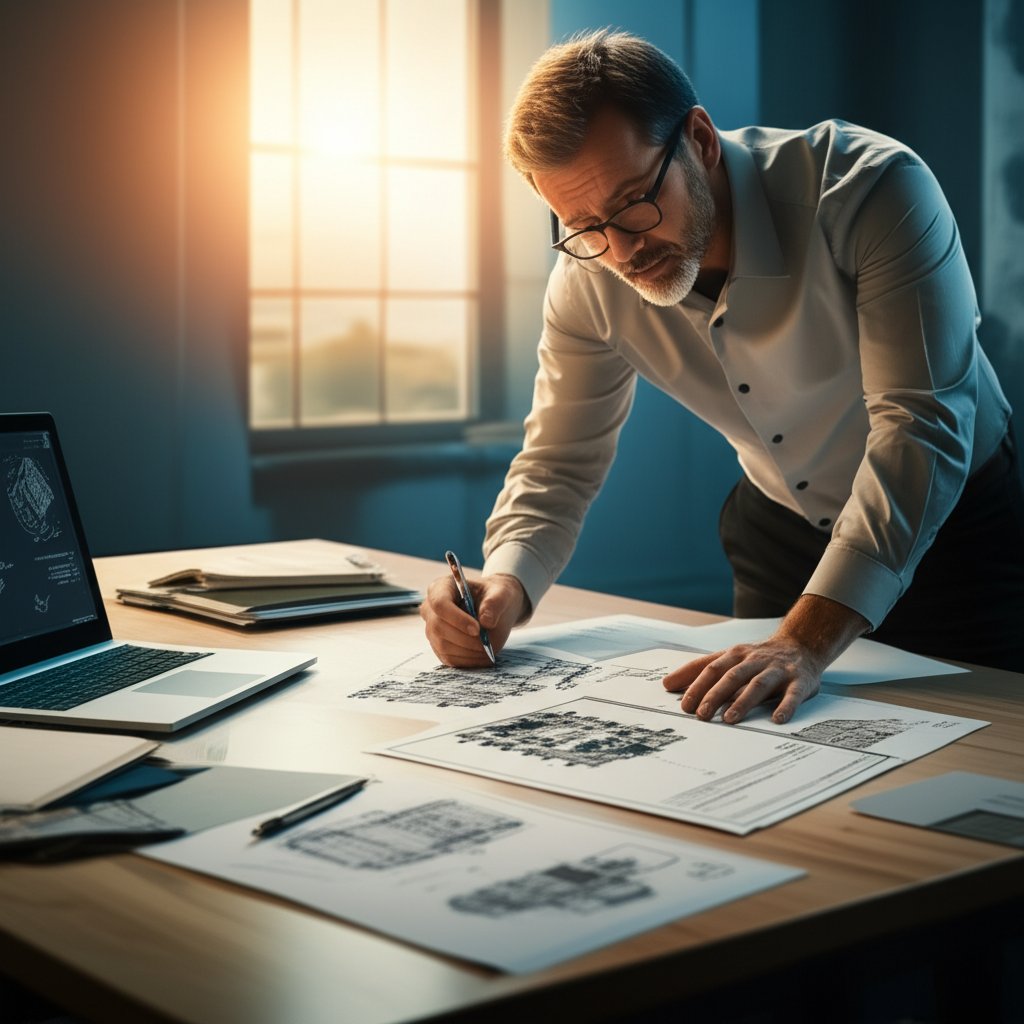 engineer preparing rfq documents and checklists for a transfer die project