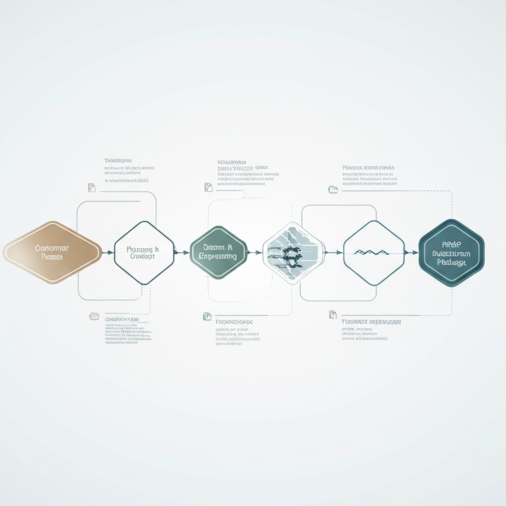 visual flow of apqp phases leading to a complete ppap submission