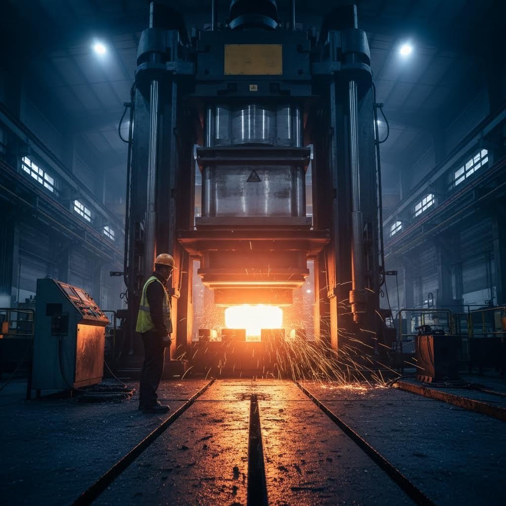 inside an aluminum extrusion factory where heated billets transform into precision profiles