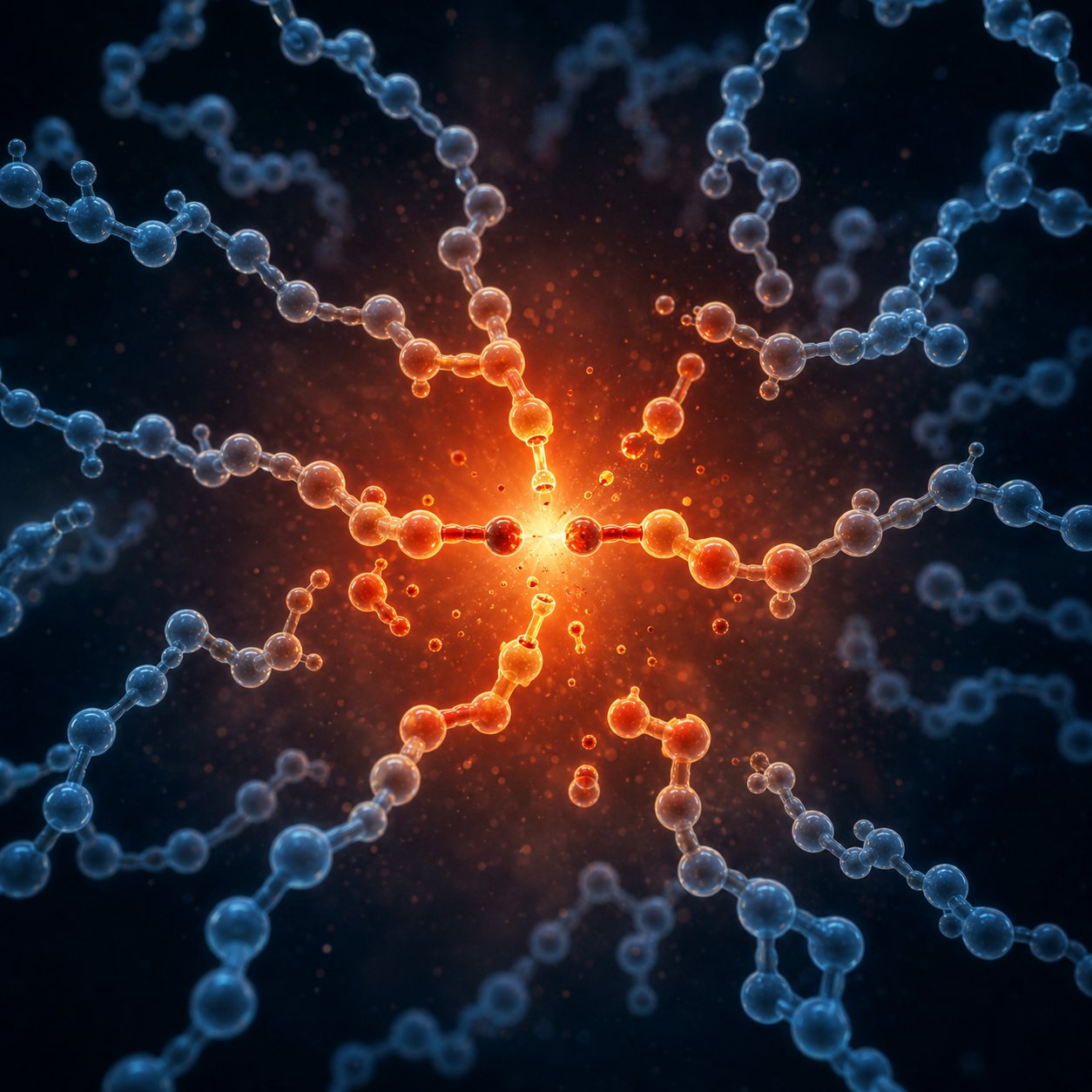 polymer chains shorten through thermo oxidative and thermo mechanical degradation with each recycling heat cycle