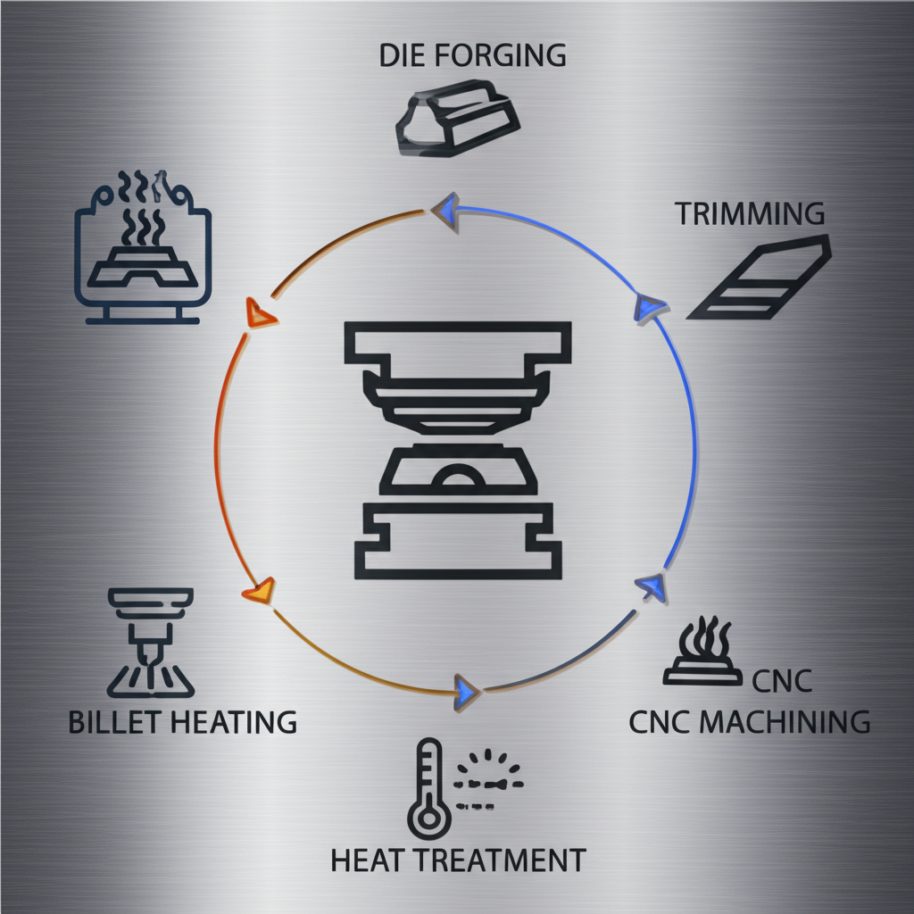 step by step overview of the custom aluminum forging process