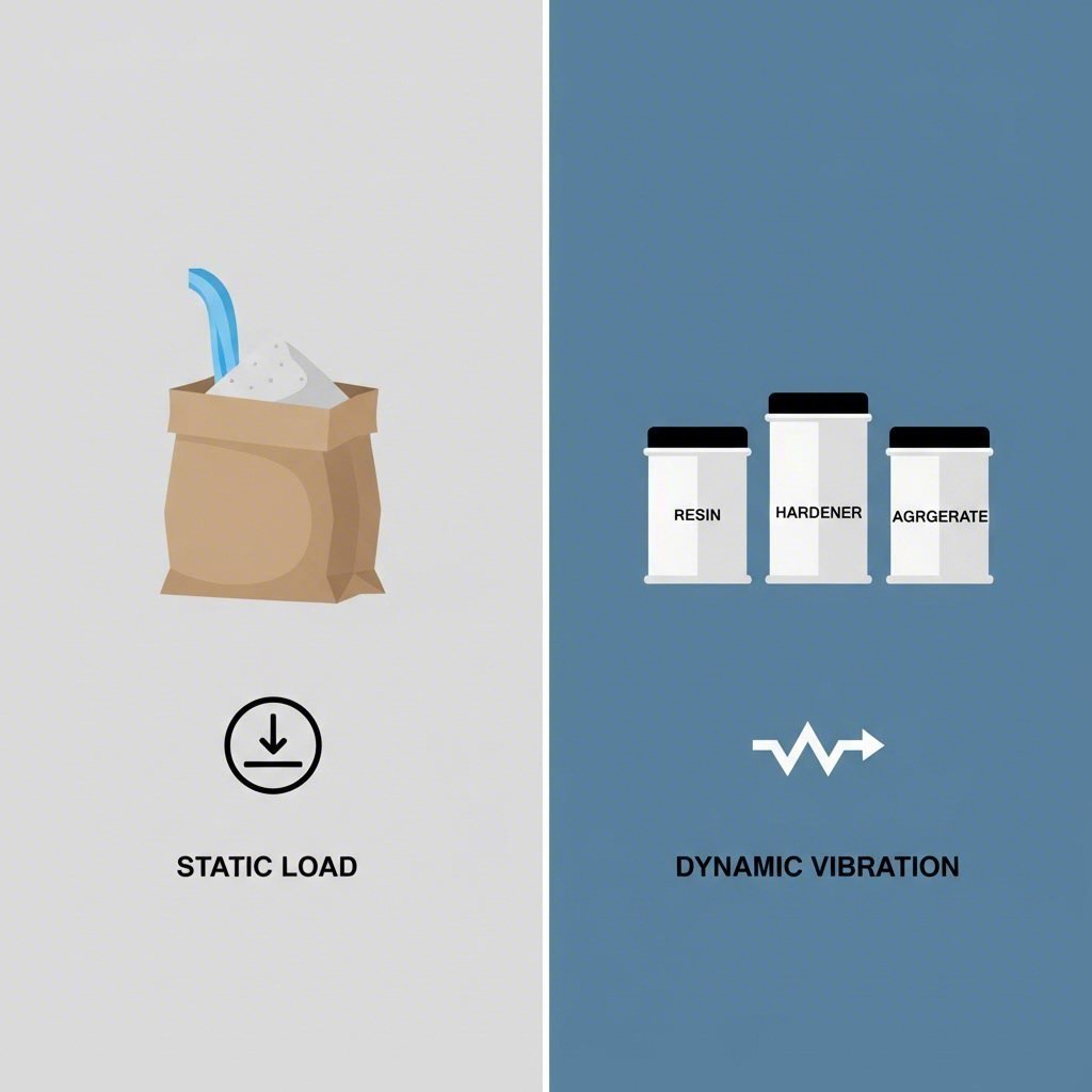 Non-Shrink Grout for Equipment Foundations: Selection & Installation Comparison of cementitious and epoxy grout components and use cases