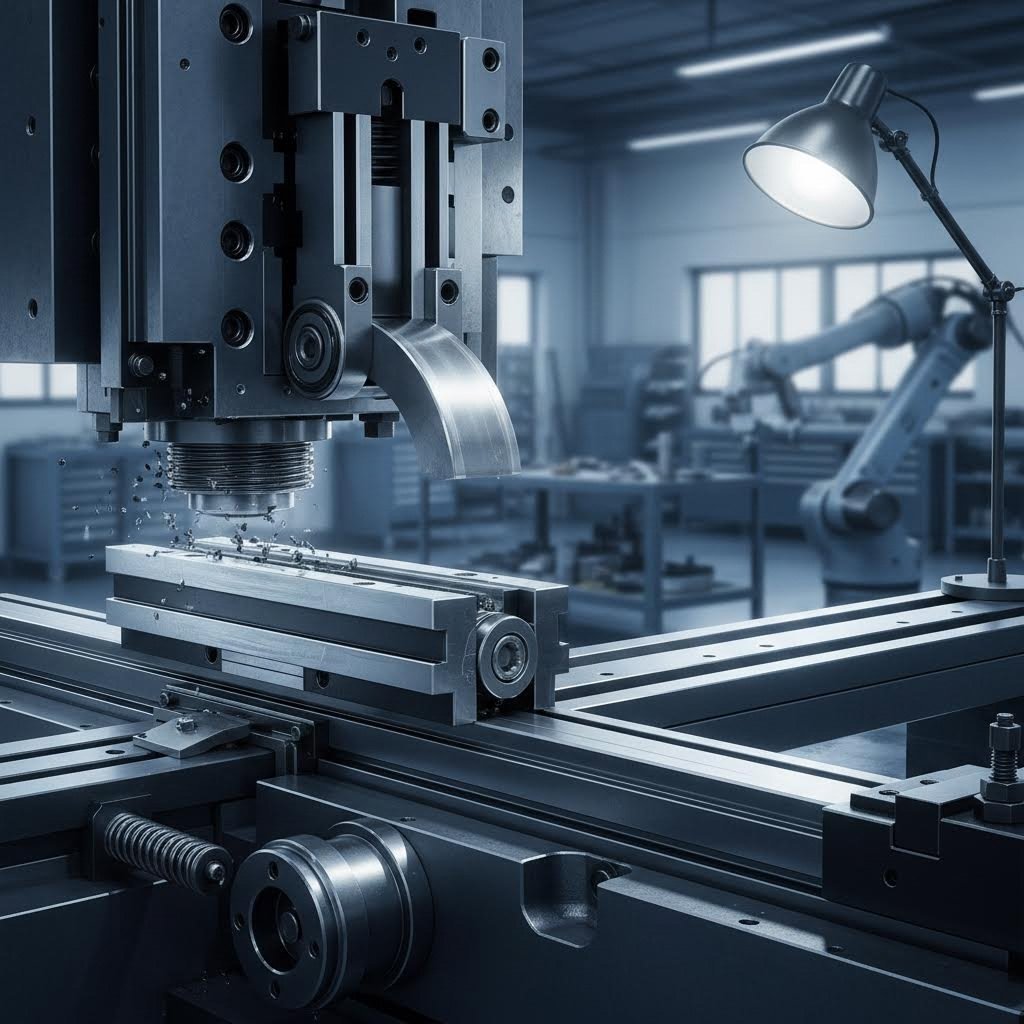 cam units convert vertical press force into lateral motion for complex stamping operations