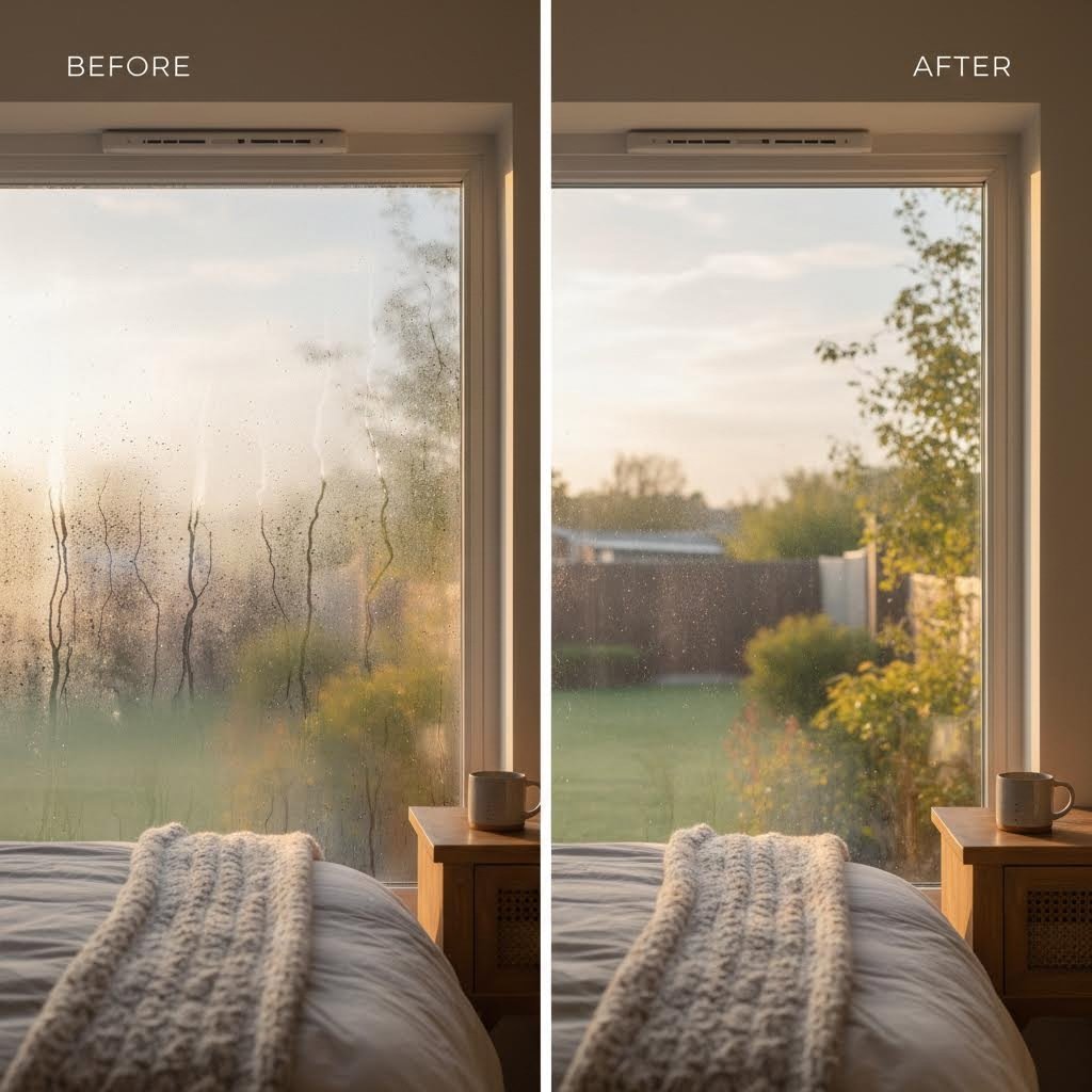 properly installed trickle vents effectively reduce window condensation and prevent mold growth