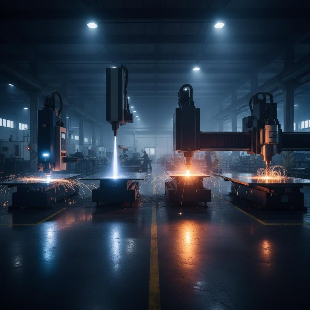 four major metal cutting technologies in industrial manufacturing setting