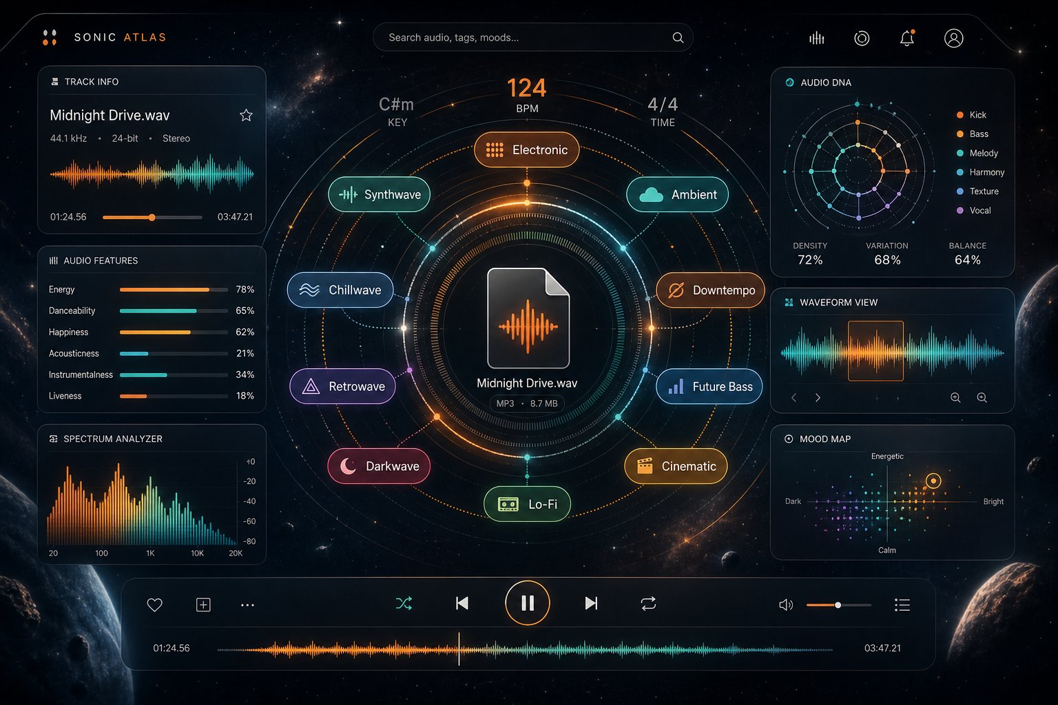 ai analysis tools detect tempo key genre mood and chord progressions from any audio file