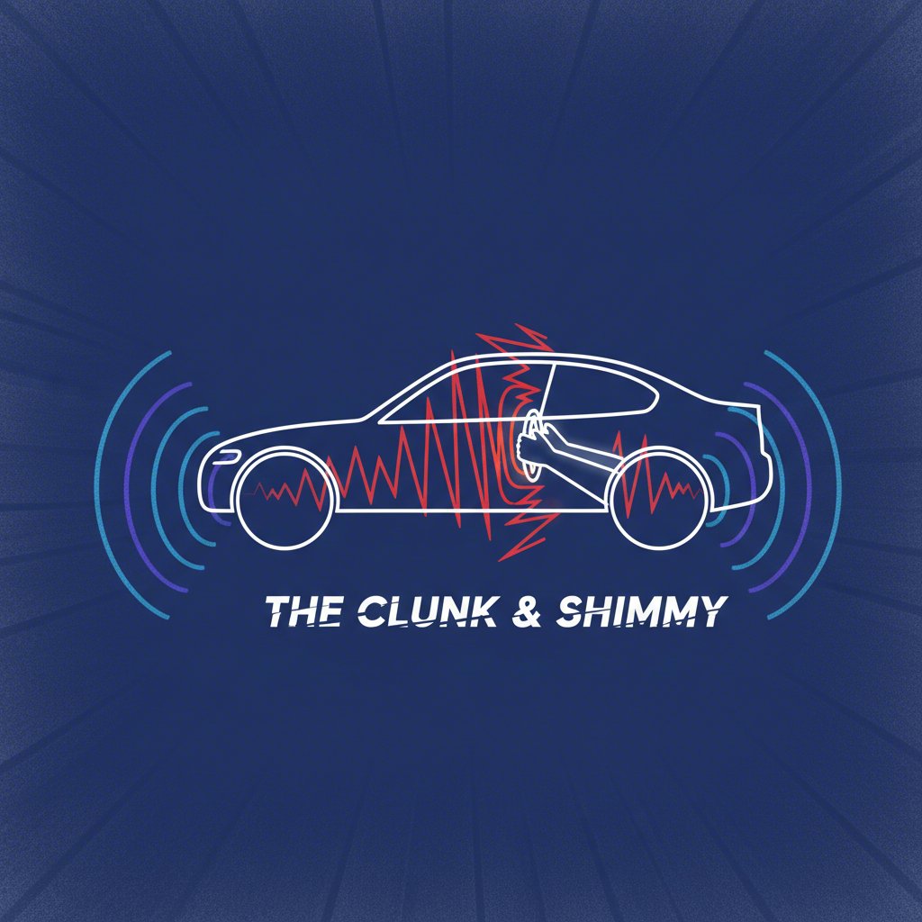 illustration of noises and vibrations caused by a bad control arm