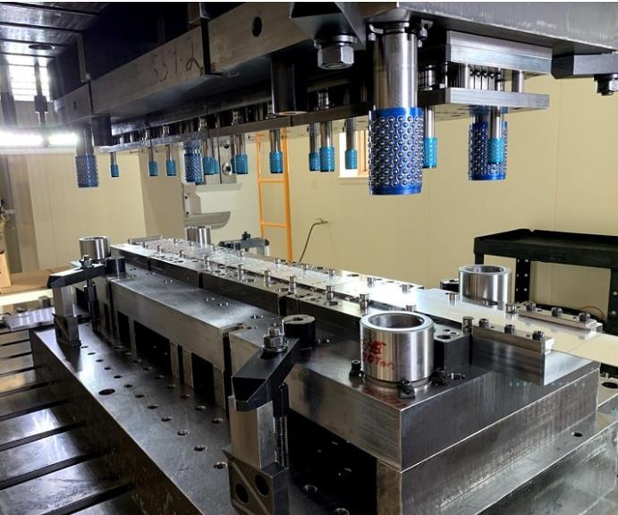 visual overview of automotive stamping processes for various part shapes