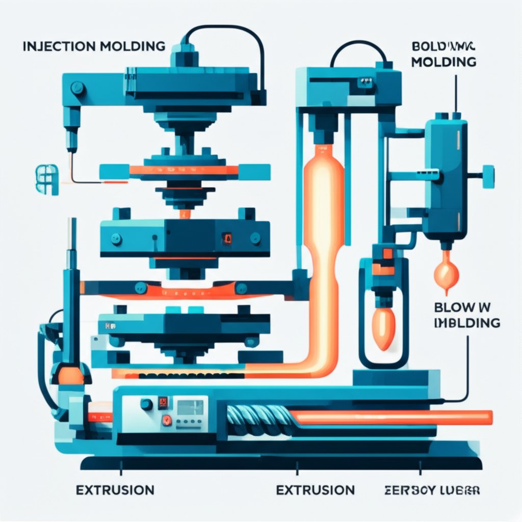 overview of major manufacturing processes used for rigid plastic products